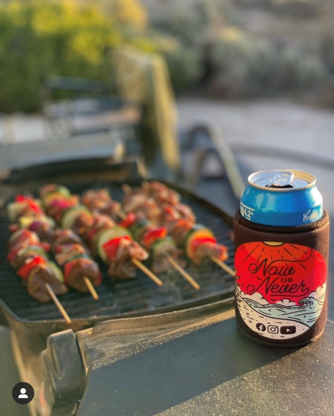 OG logo stubby cooler