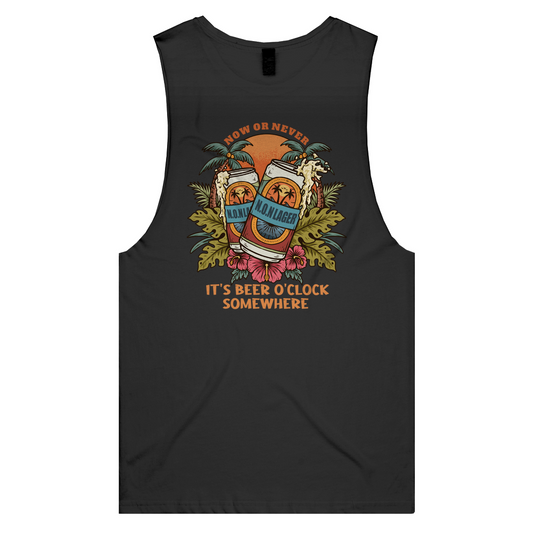 Beer O'clock Muscle Tee