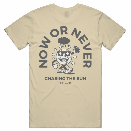 'Chasing the sun' (Grey print) Unisex Tee